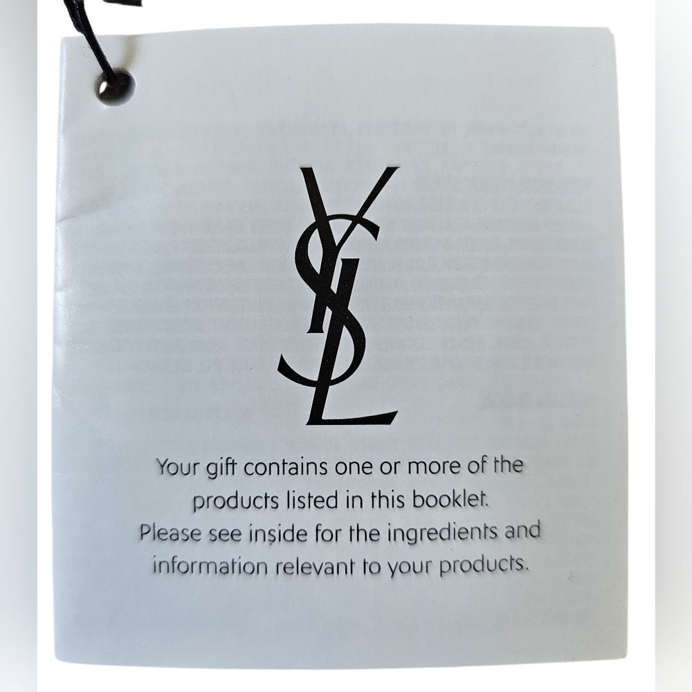Yves Saint Laurent YSL Glossy Red Pouch With Sample Parfum Spray. New With Tags - Picture 5 of 8